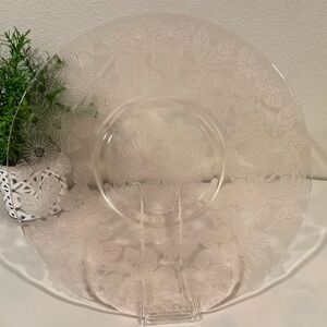 🥳BOGO! Macbeth-Evans Dogwood Pink Depression Glass Luncheon Plate.